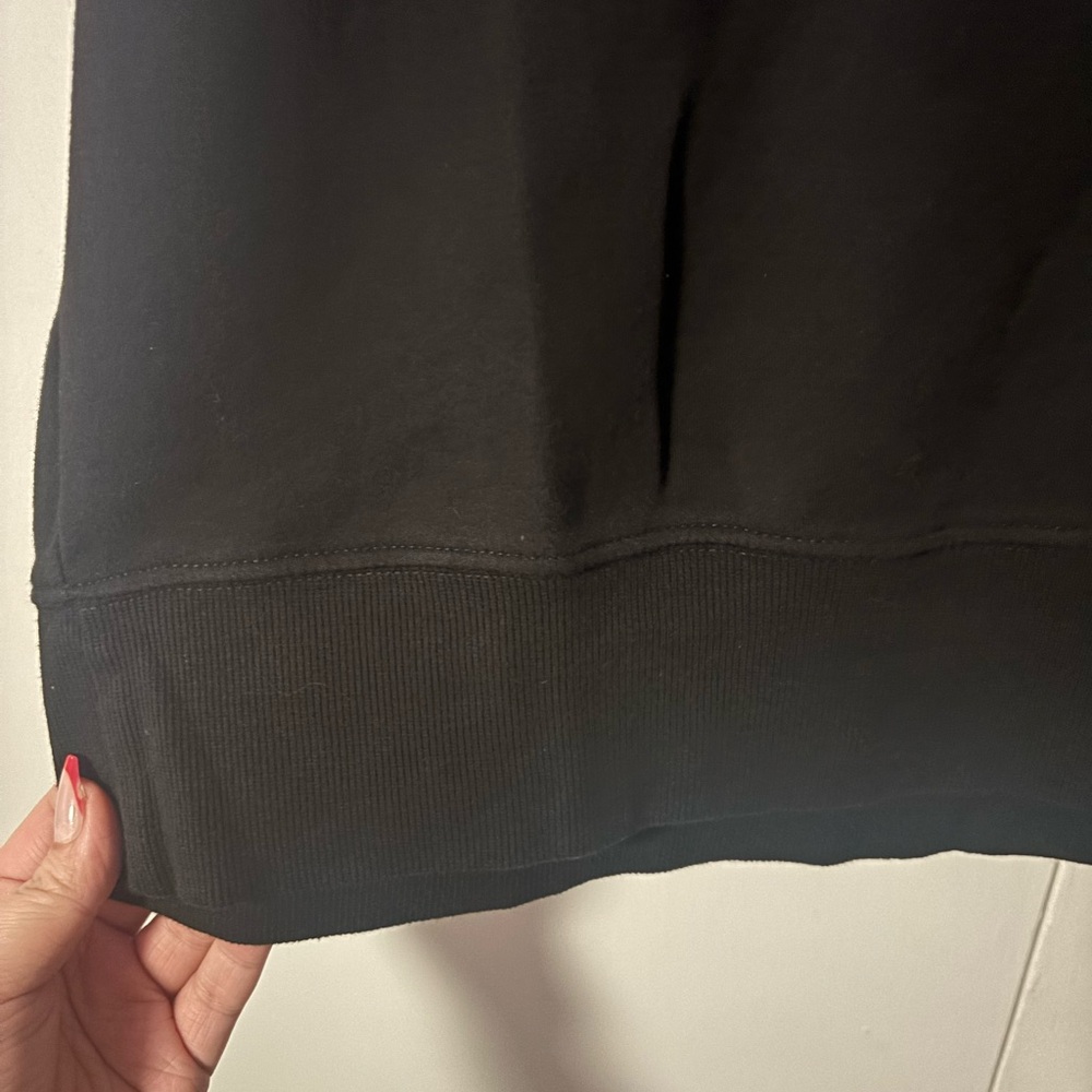 Pact Organic Cotton Airplane Dolman Top Black L EUC - Picture 3 of 6